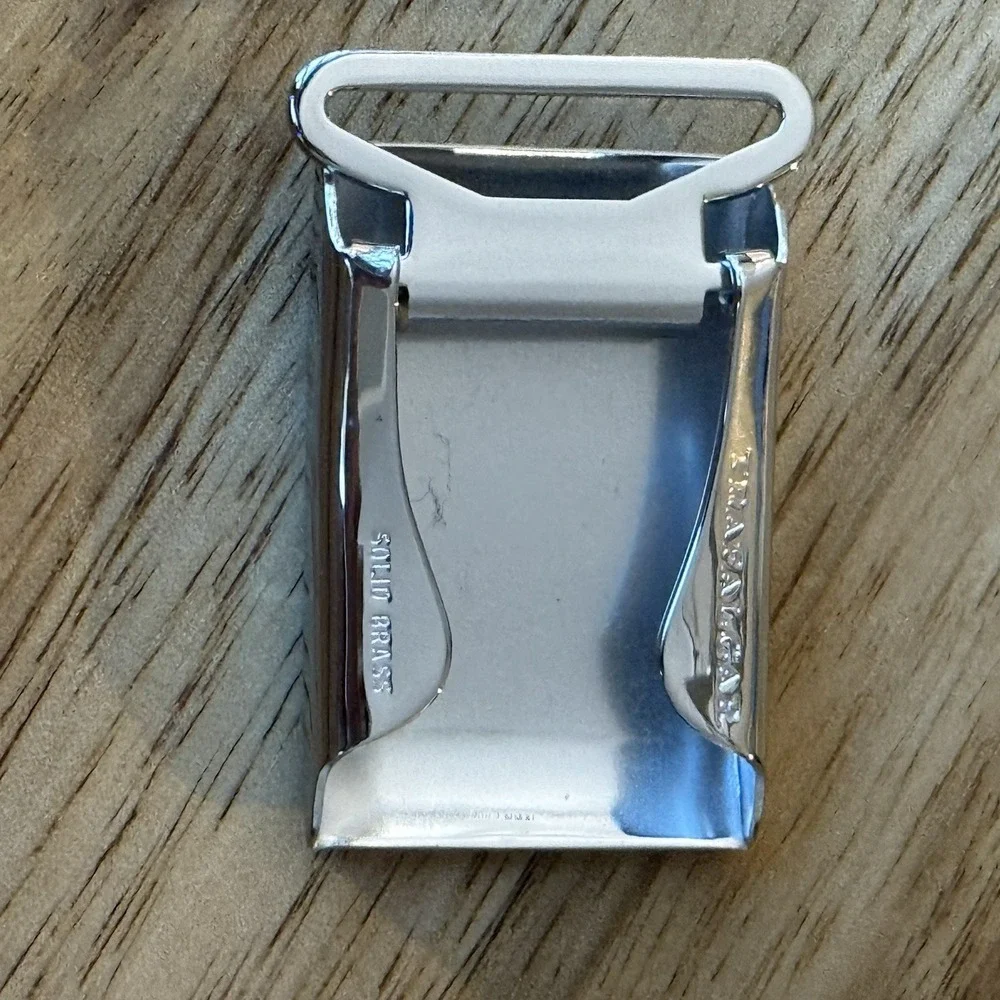 Trafalgar buckle monogrammed